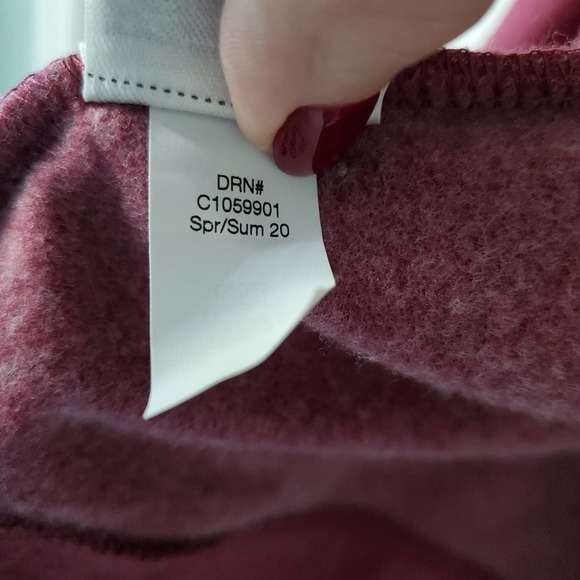 Eddie Bauer Camp Fleece Cardigan 2X Burgundy Soft Open Cozy Layering Casual Long - Picture 13 of 15